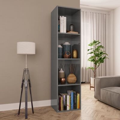 Homestoreking Bookcase/TV cabinet 36x30x143 cm chipboard high 1