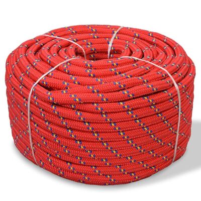 Homestoreking Corde de bateau 14 mm 250 m polypropylène rouge