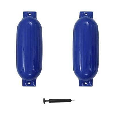 Homestoreking Boat fenders 2 pcs 69x21.5 cm PVC blue