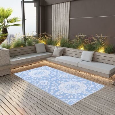 Homestoreking Outdoor-Teppich 120x180 cm PP babyblau