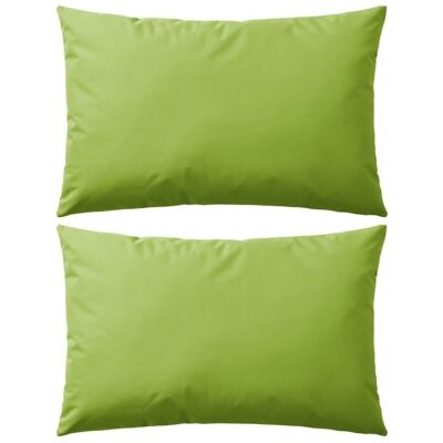 Homestoreking Outdoor cushions 60x40 cm apple green 2 pcs