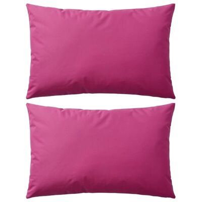 Homestoreking Outdoor cushions 60x40 cm pink 2 pcs