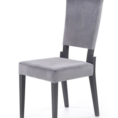 Chaise de salle à manger Mathay Gris, Gris clair - Gris clair