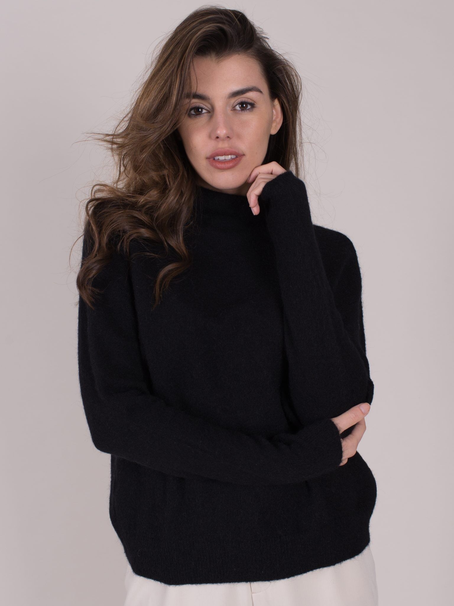 Black mohair outlet jumper ladies