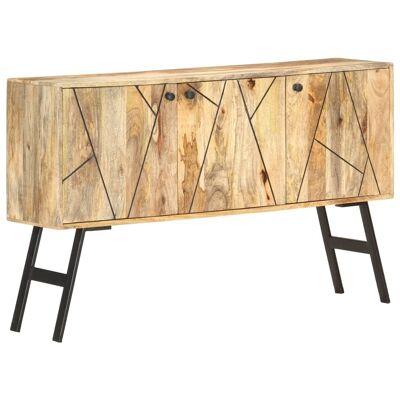 Homestoreking Sideboard 118x30x75 cm solid mango wood 1