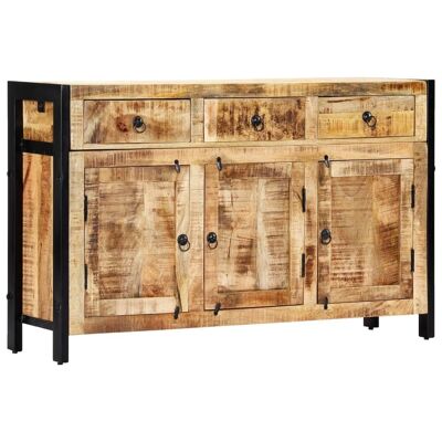 Homestoreking Sideboard 120x35x76 cm solid mango wood