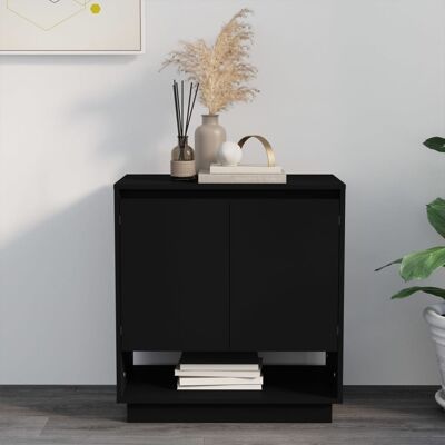 Furniture Dressoir 70x41x75 cm spaanplaat black 4