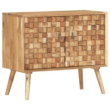 Homestoreking Buffet 75x35x65 cm bois d'acacia massif