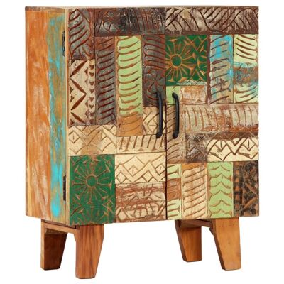 Homestoreking Sideboard hand carved 60x30x75 cm solid recycled