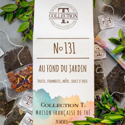 (Organic) - Mixture of strawberries, raspberries, blackberries, marigolds and roses - Au Fond Du Jardin - Mousselines 20 sachets