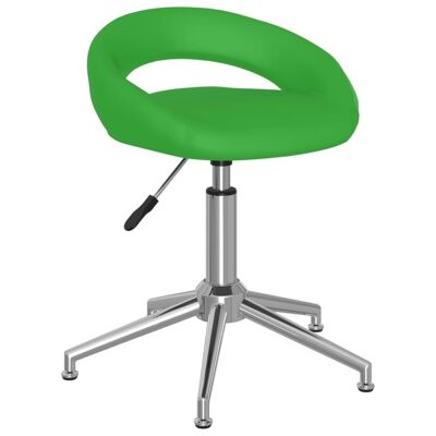 Homestoreking Silla de comedor giratoria polipiel verde 9