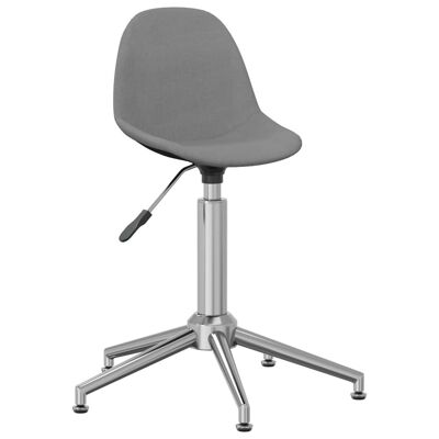 Homestoreking Dining room chair rotatable fabric light gray 10