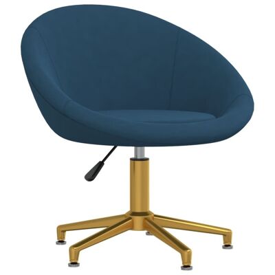 Homestoreking Dining room chair velvet blue 3