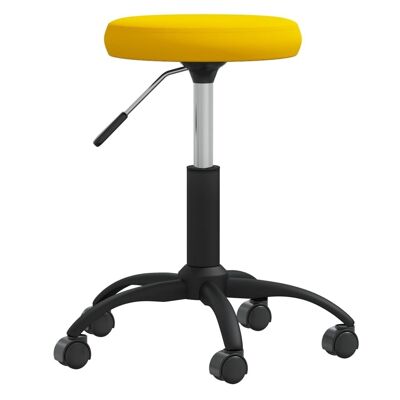 Homestoreking Silla de comedor terciopelo amarillo mostaza 1