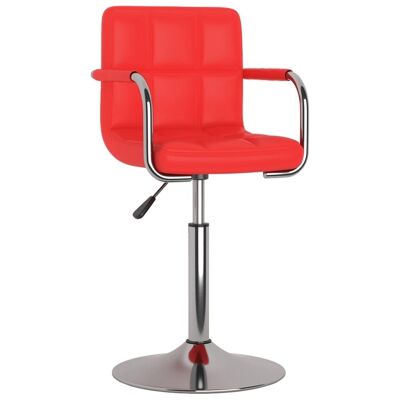 Homestoreking Dining room chair artificial leather red 5