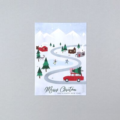 Carte postale Noël Chris