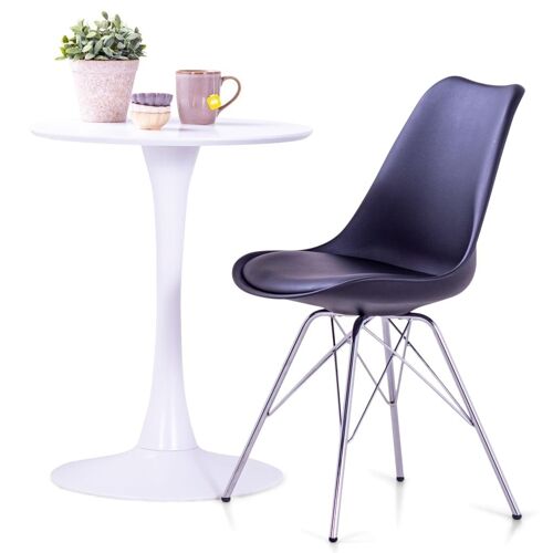 Homestoreking Eetkamerstoelen 2 st kunstleer zwart 13