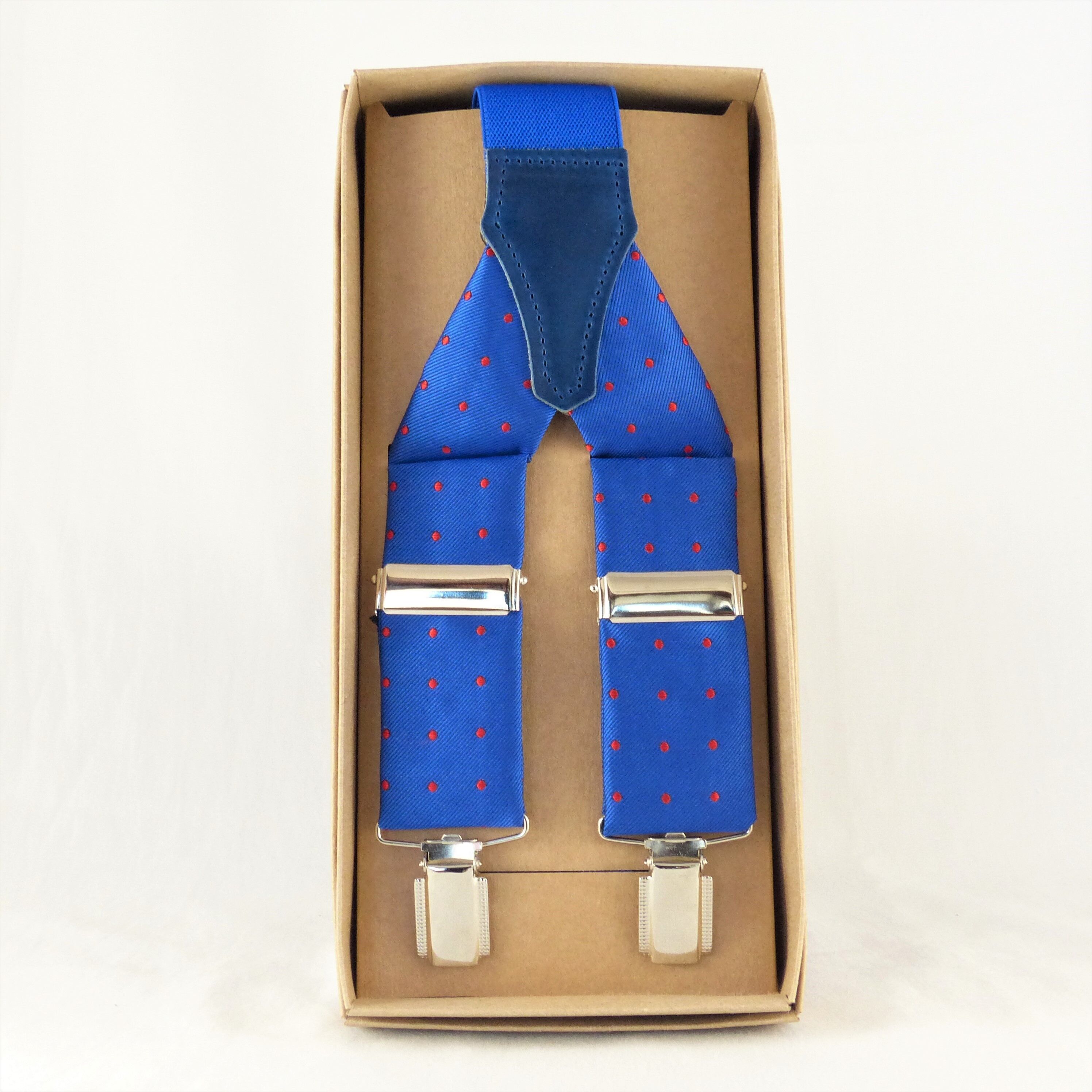 Royal Textile Braces rote Punkte