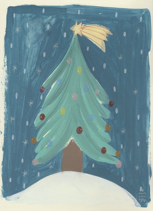 Christmas Tree - Print- 50x70