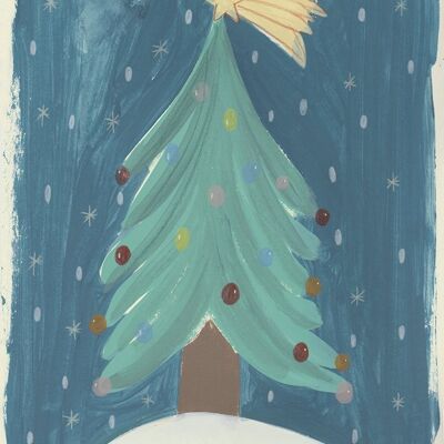 Árbol de Navidad - Impresión- 50x70