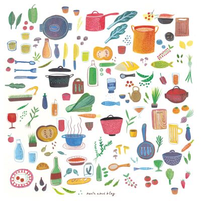 Food - Print - 50x50 cm