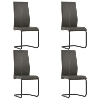 Homestoreking Dining room chairs 4 pcs artificial leather brown 31
