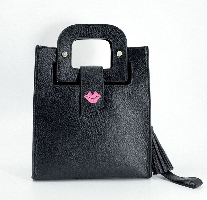 Schwarz-Pink ARTIST Handtasche