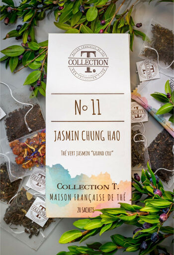 Thé vert - Jasmin - Chine Jasmin Chung Hao - Mousselines 20 sachets