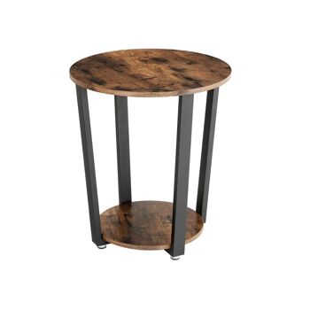 Table d'appoint design industriel ronde 1