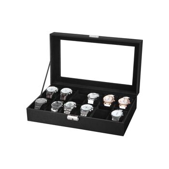 Boîte à montres élégante pour 12 montres 3