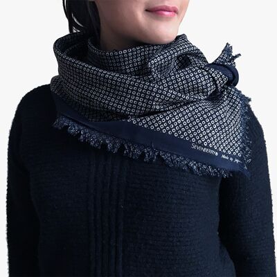 Japanese handcrafted cotton scarf