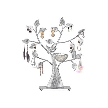 Porte-bijoux "arbre à souhaits" argent 3