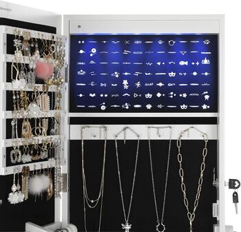 Fantastique armoire à bijoux avec LED 6