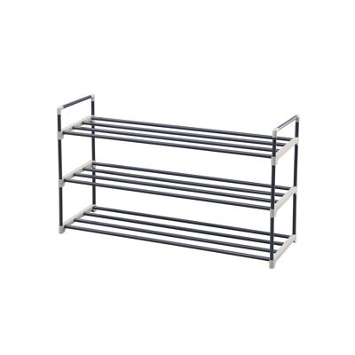 Metal shelf for shoes, 3 levels