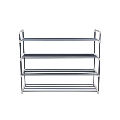 Metal shelf for shoes, 4 levels