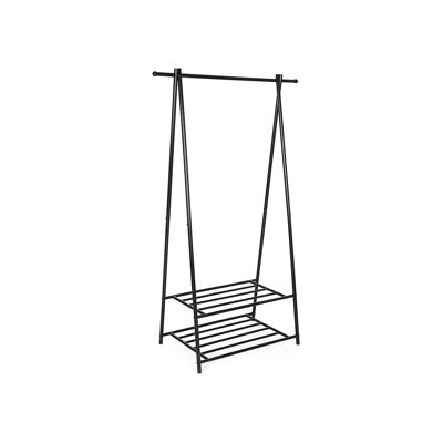 Delicate clothes rack black