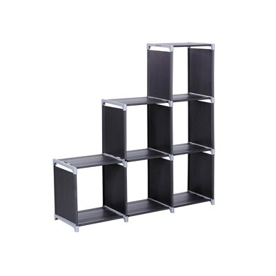 Homestoreking Snap-In Cube Shelves - Black