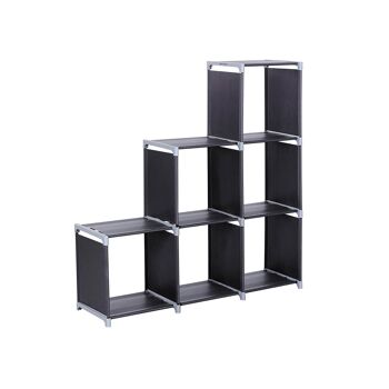 Étagères Cube Snap-In de Homestoreking - Noir 2