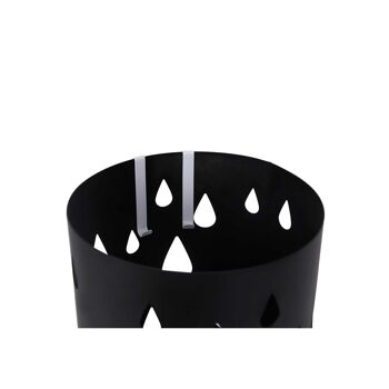 Porte-parapluie rond en métal Homestoreking - Noir 6
