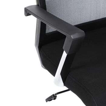 Chaise pivotante réglable Homestoreking avec filet - Noir 5