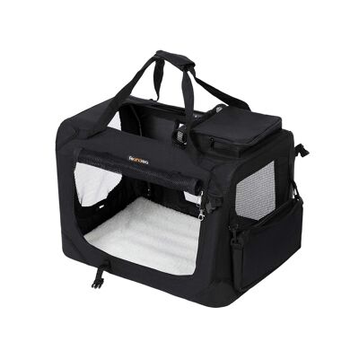 Bolsa de transporte plegable Homestoreking - 60 x 40 x 40 cm - Negro