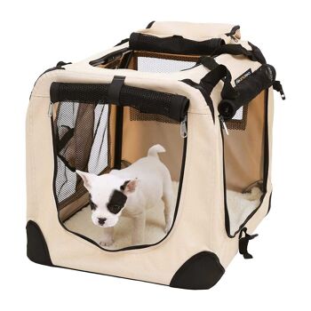 Sac de Transport Pliable Homestoreking - 60 x 40 x 40 cm - Beige 3