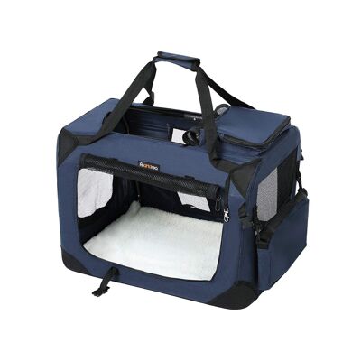 Homestoreking Foldable Transport Bag - 60 x 40 x 40 cm - Blue