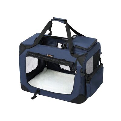 Bolsa de transporte plegable Homestoreking - 60 x 40 x 40 cm - Azul