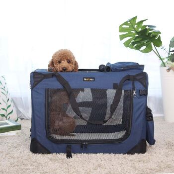 Sac de Transport Pliable Homestoreking - 60 x 40 x 40 cm - Bleu 5