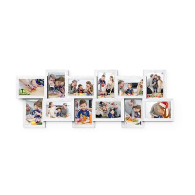 Collage de fotos horizontal para 12 fotos