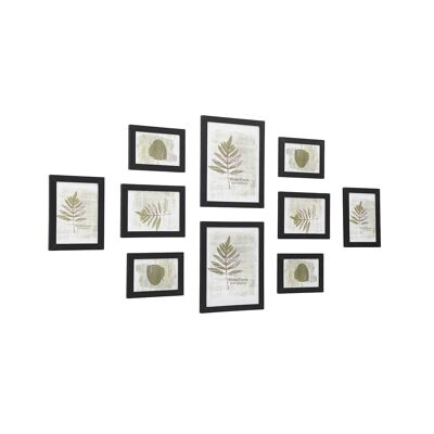 Homestoreking Photo Frame - Black - Set of 10