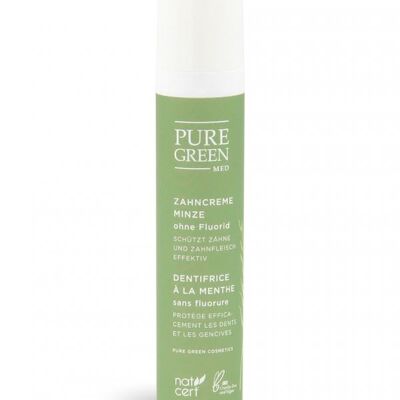 Pure Green MED | Basic Care | Zahncreme Minze ohne Fluorid