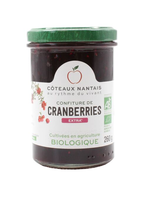 Confiture cranberries extra Bio - 260g