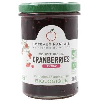 Confiture cranberries extra Bio - 260g